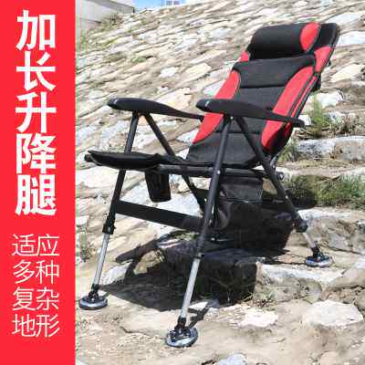 野钓可躺全地形多功能欧式钓鱼椅轻便折叠新款加厚钓椅筏钓钓鱼椅