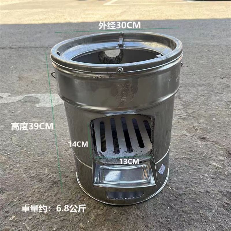 野炊锅灶简易大锅灶简易柴火灶野炊神器移动锅灶农村柴火灶移动灶
