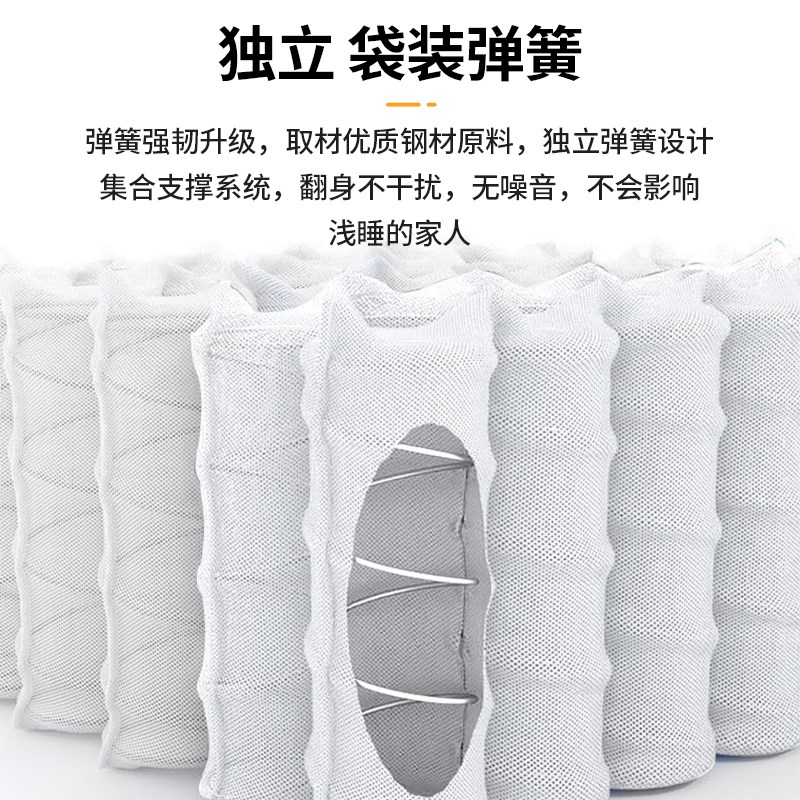 床垫家用五星级酒店乳胶超软席思梦独立弹簧30cm加厚卧室软垫2米