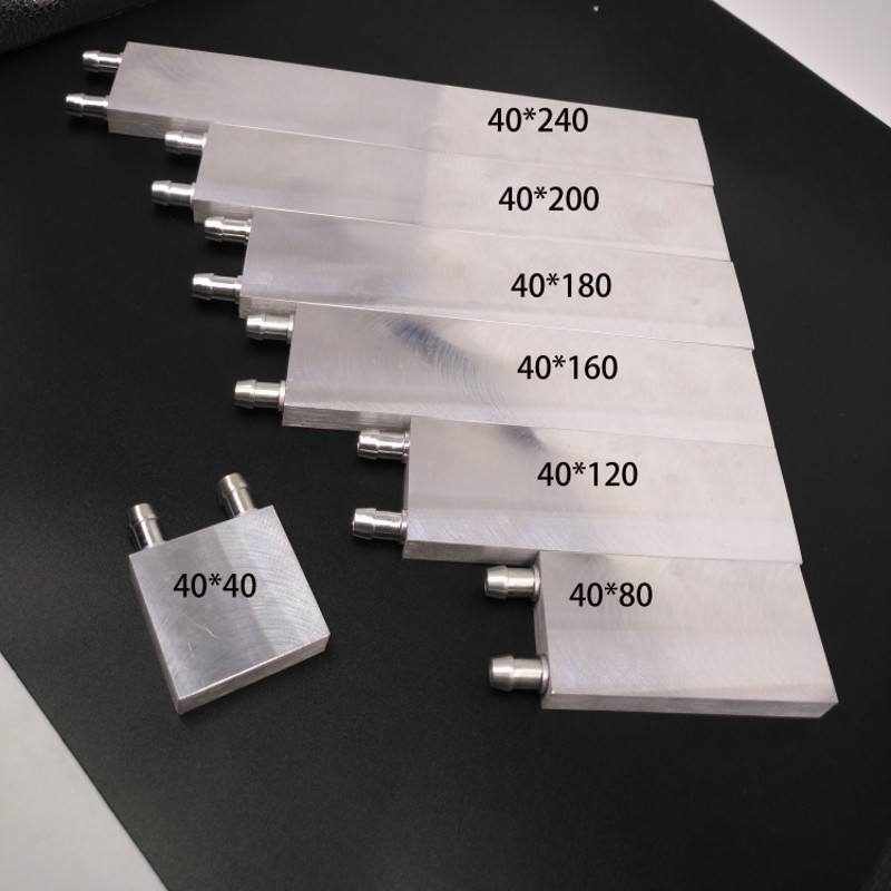 水冷头CPU显卡芯片模具水冷散热器半导体制冷片铝水冷板吸热液冷