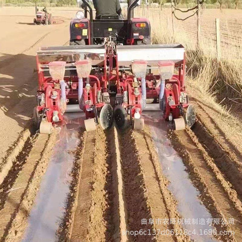 鸭嘴式播种机一次四行花生大豆覆膜播种机黏玉米精播机,农机/农具/农膜,农业检测设备,淘宝优惠券,粉丝福利购,淘宝优惠卷