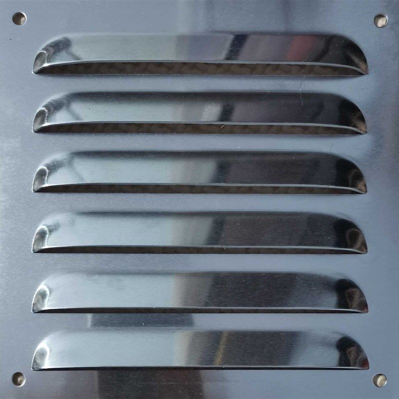 不锈钢百叶窗外墙通风口排出风气口防雨风罩透气盖仪器散热鱼鳞板