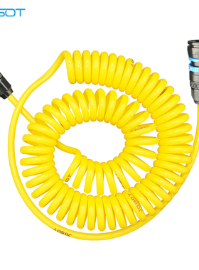 乔松PU弹簧软管PU螺旋管PU伸缩管实验室氮气管PU蛇型软管T-808J