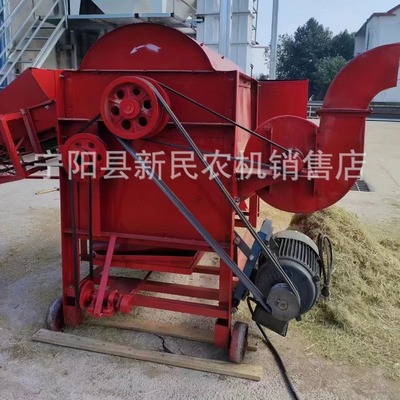 125型号稻麦脱粒机小麦水稻余子脱粒机打谷机扬场机可加自动进料