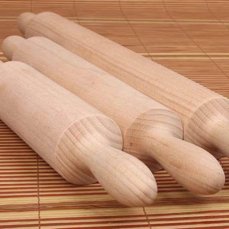 老式擀面棍一体式手握一根整擀面棍擀面棍滚动烘焙家用全套锤擀面