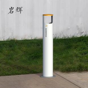 户外立式灭烟柱 大号不锈钢烟蒂柱商场吸烟区烟灰缸香烟头定制