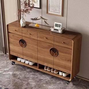 门口鞋柜户外通道电梯入口滑轮鞋柜2024年新流行的家庭走廊走廊