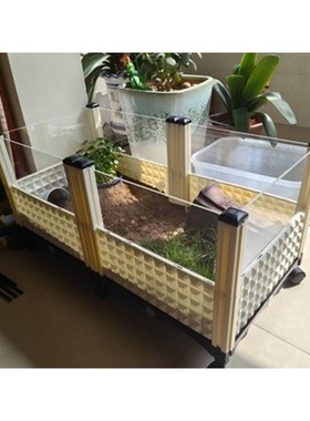 品福 利黄缘安缘饲默认CUAU养箱 爬虫新物箱 亚克力板透明宠玻璃