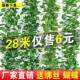 爬藤饰植物仿真藤藤条葡萄叶装 料假花管默认7OTK道缠绕花绿吊顶树