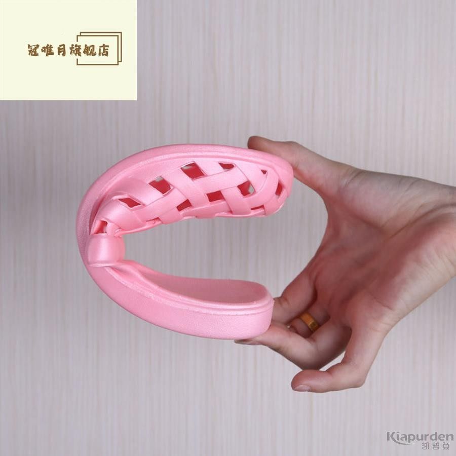 韩家居平底96447包头拖鞋版洞浴室防滑保护趾洞软塑胶男女情侣脚