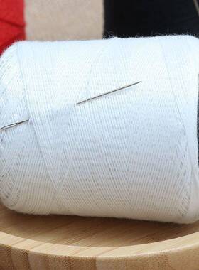 手工缝被线红线针老式家用缝纫线线线粗棉线涤默认LDRL纶手被子缝