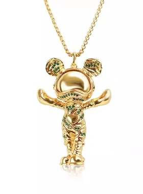 镶钻吊坠潮品项链百搭休闲