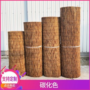 饰J帘墙面隔断草帘芦苇帘 芦苇帘子卷帘苇帘遮阳遮光窗帘竹帘装
