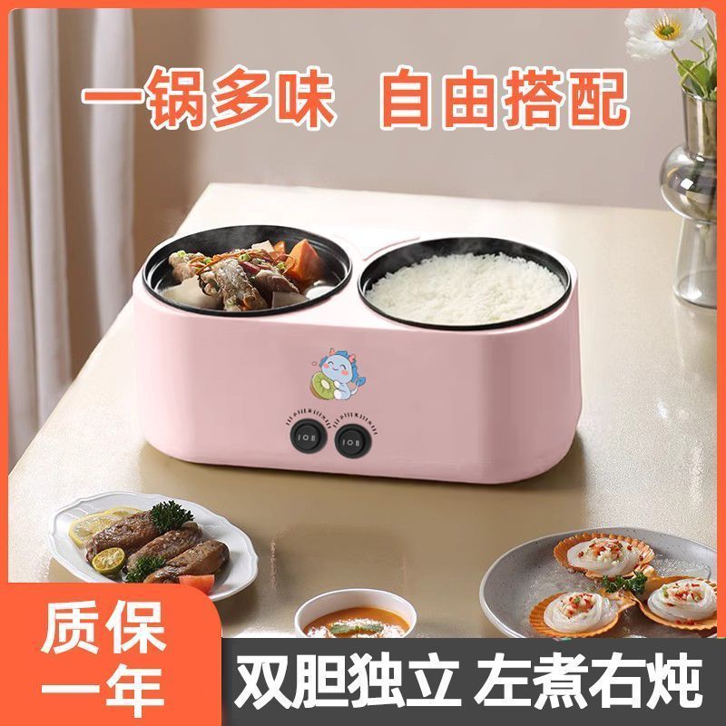 德国家用电饭煲双胆电蒸锅多功能料理锅电炒锅学生电热火锅电煮锅