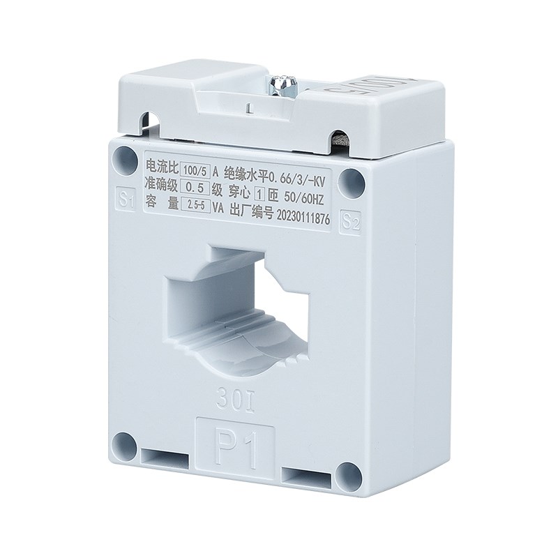 丁本电器 电流互感器BH0.66-30I高精度0.5级100/5A交流电表用380V