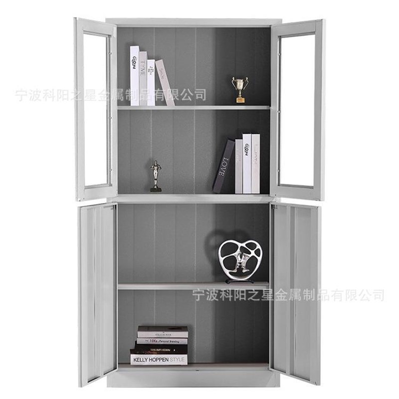 钢制铁皮文件柜办公室资料档案柜凭证柜器械柜储物柜带锁工具柜子