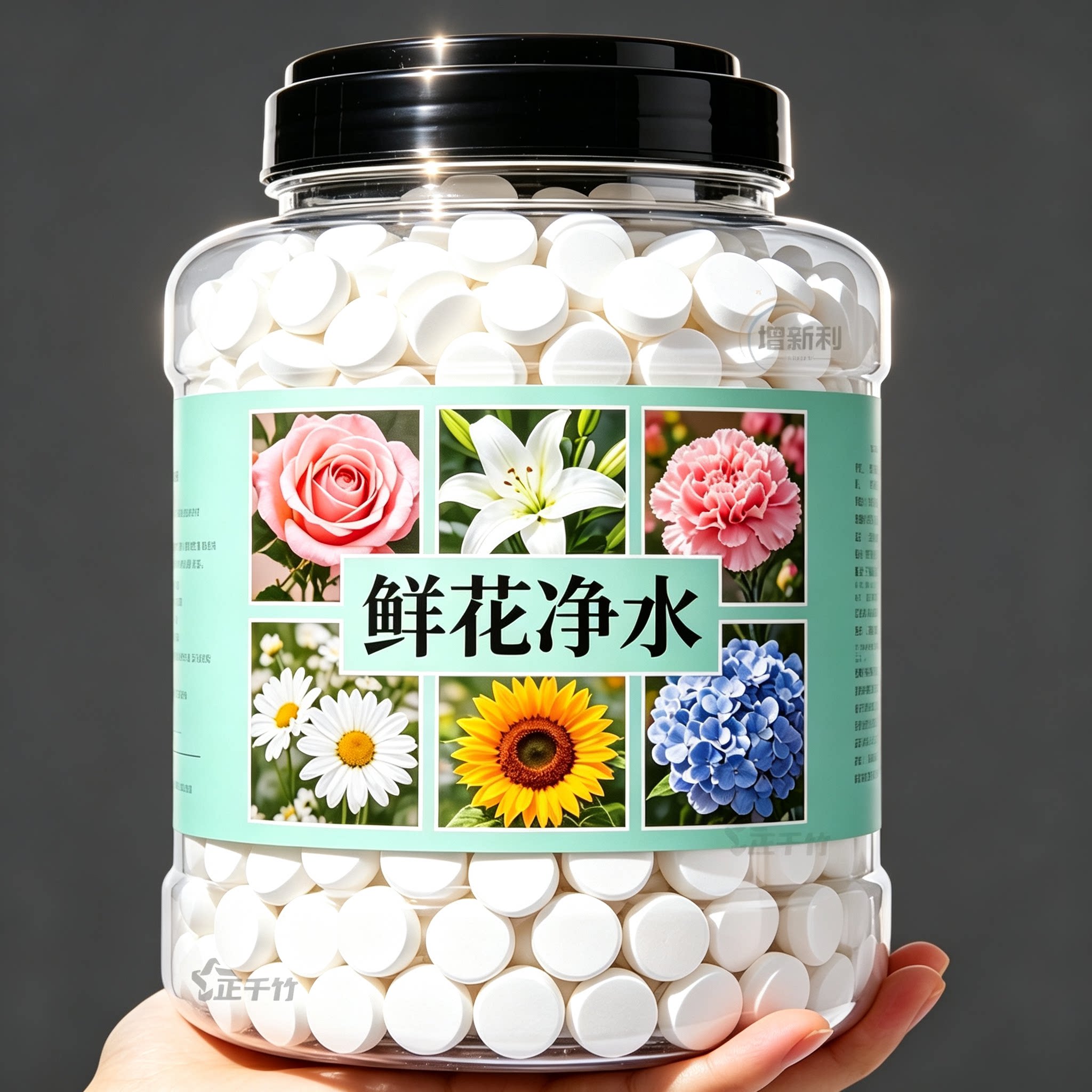 水培植物净水片鲜花花卉保鲜剂不臭水碗莲专用杀菌消毒片净化水质