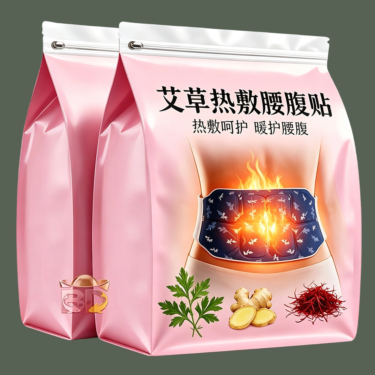 草本热敷*腰腹贴独立包装