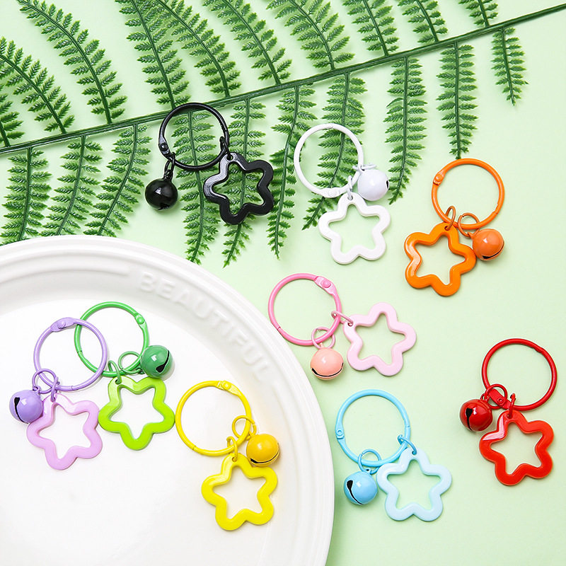 拼豆钥匙扣配件星星环圈拼豆手工diy挂件五角星彩色环扣书包配饰,玩具/童车/益智/积木/模型,手工创意粘贴类,淘宝优惠券,粉丝福利购,淘宝优惠卷