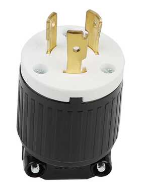 LK6322 NEMA L6-20P美规发电机大功率插头耐热塑胶20A 250V