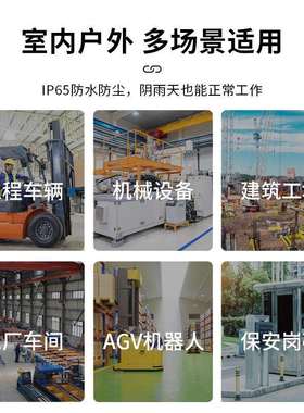 SF-905旋转led指警示灯声光报警器12v24v220v爆频闪烁磁吸信号灯