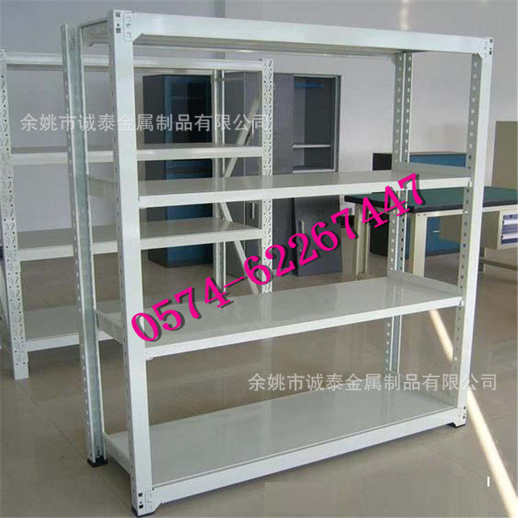 杭州货架仓库轻型中型货架仓储五金置物架白色冷轧钢货架仓库货架