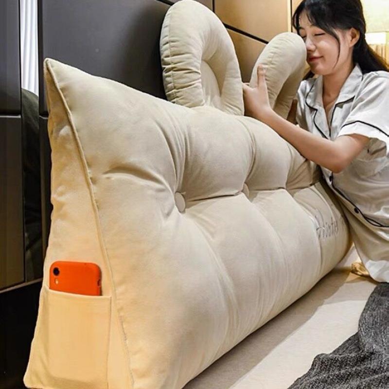 室床头靠TGX垫靠枕可大靠背床上可洗软包爱拆卧沙发榻榻米三角床