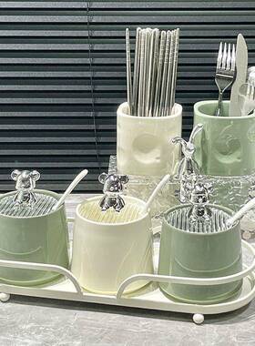 新陶202款5新调装盒调味罐厨房家用创WER意调料组合套盐味精收料