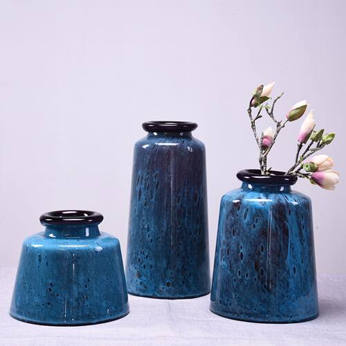 厂家直销 新中式落地花瓶 工艺品摆件 软装样板房家居工艺品