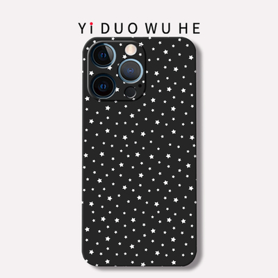 一朶午荷iPhone16Promax手机壳苹果14软7保护套8plus磨砂mini全包XR/13/12卡通不撞壳