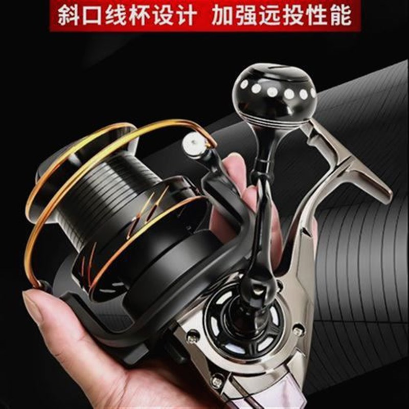 鱼轮9000-12000型斜口远投锚鱼轮全金属线杯鱼线轮锚竿大渔线轮
