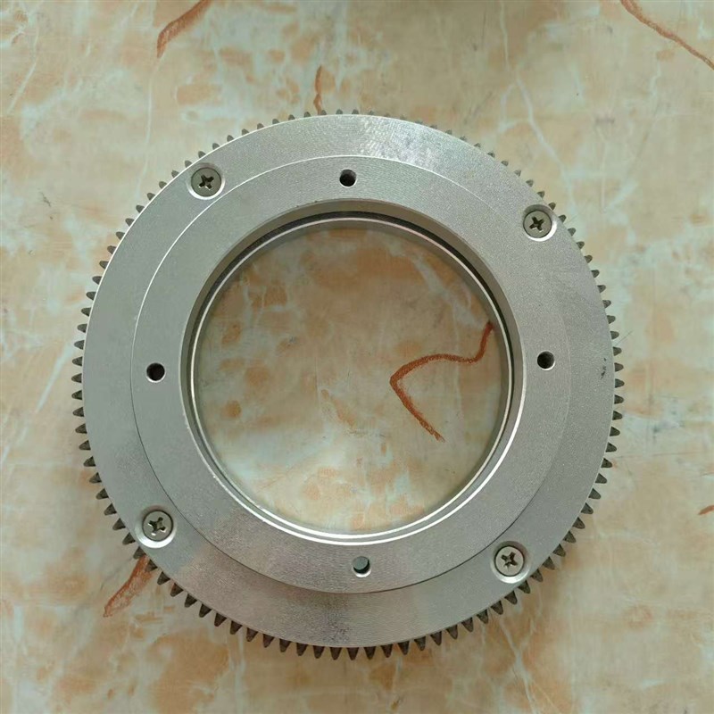 金属电动转盘铁内齿转盘铁外齿转盘直播静音旋转展示台摄影转台