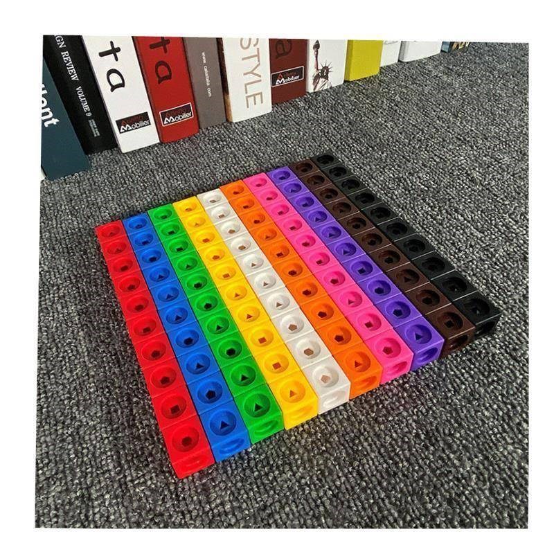 100pcs Numberblockps Multilink Linking Counting Cubes Snap