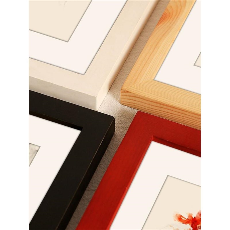 Nordic simple woodoen photo frame square picture frames 相框