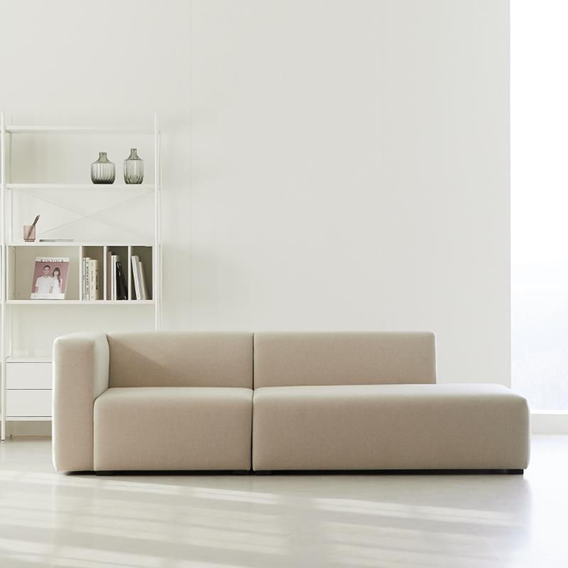 意式极简模块布艺沙发小户型北欧简约设计师样板间直排豆腐块组合