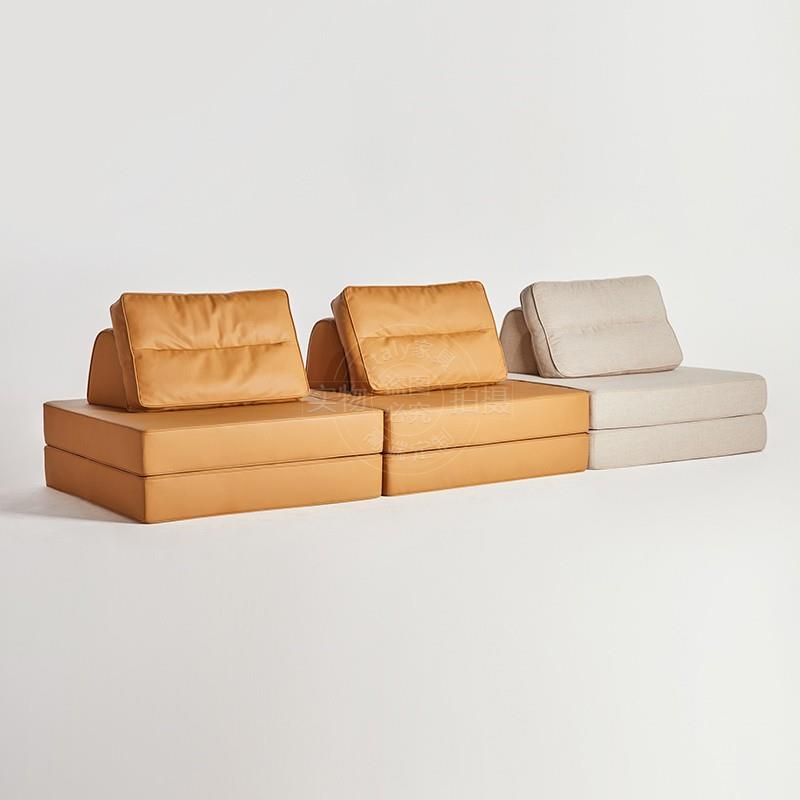 意式九层糕现代简约小户型客厅民宿懒人沙发榻榻米组合模块沙发