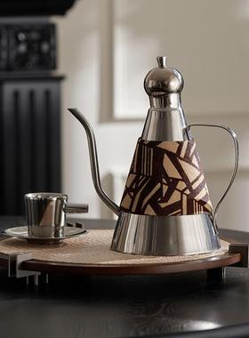 中古风餐厅餐桌托盘水具软装陈列氛围感布置马毛水壶套装摆件饰品