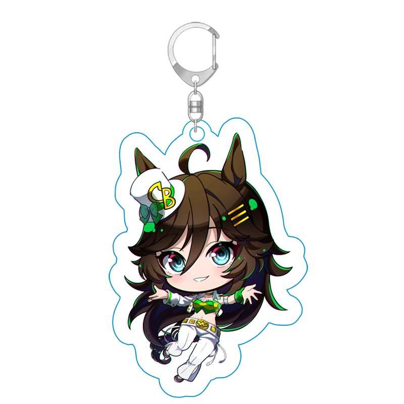 动漫周边亚克力双面挂件 赛马娘 Pretty Derby 钥匙扣