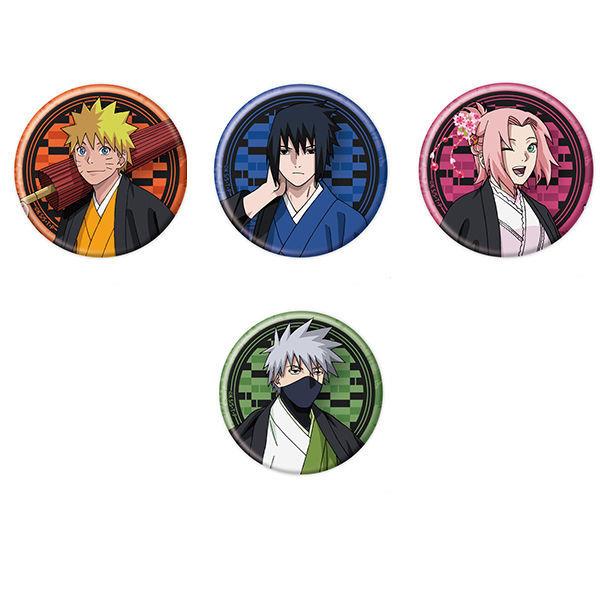 火影忍者周边徽章漩涡鸣人宇智波佐助旗木卡卡西春野樱吧唧胸章