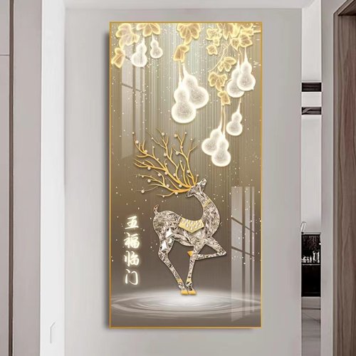 寓意好的福字玄关装饰画