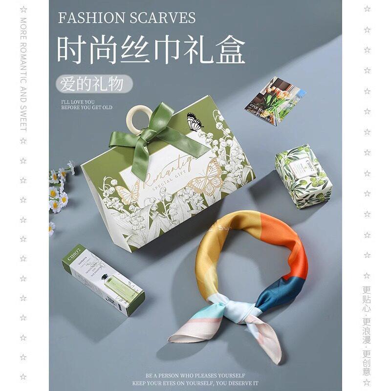 母亲节礼物实用送给妈妈婆婆长辈实用小礼品生日高档丝巾礼盒装
