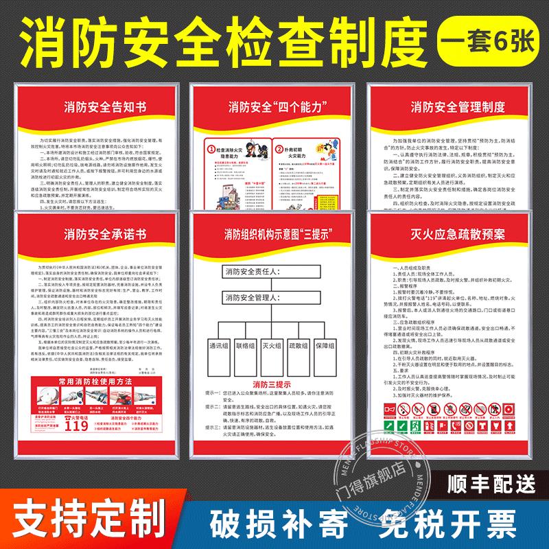 2026新版消防安全检查管理规章制度控制室水泵房四个能力三提示生