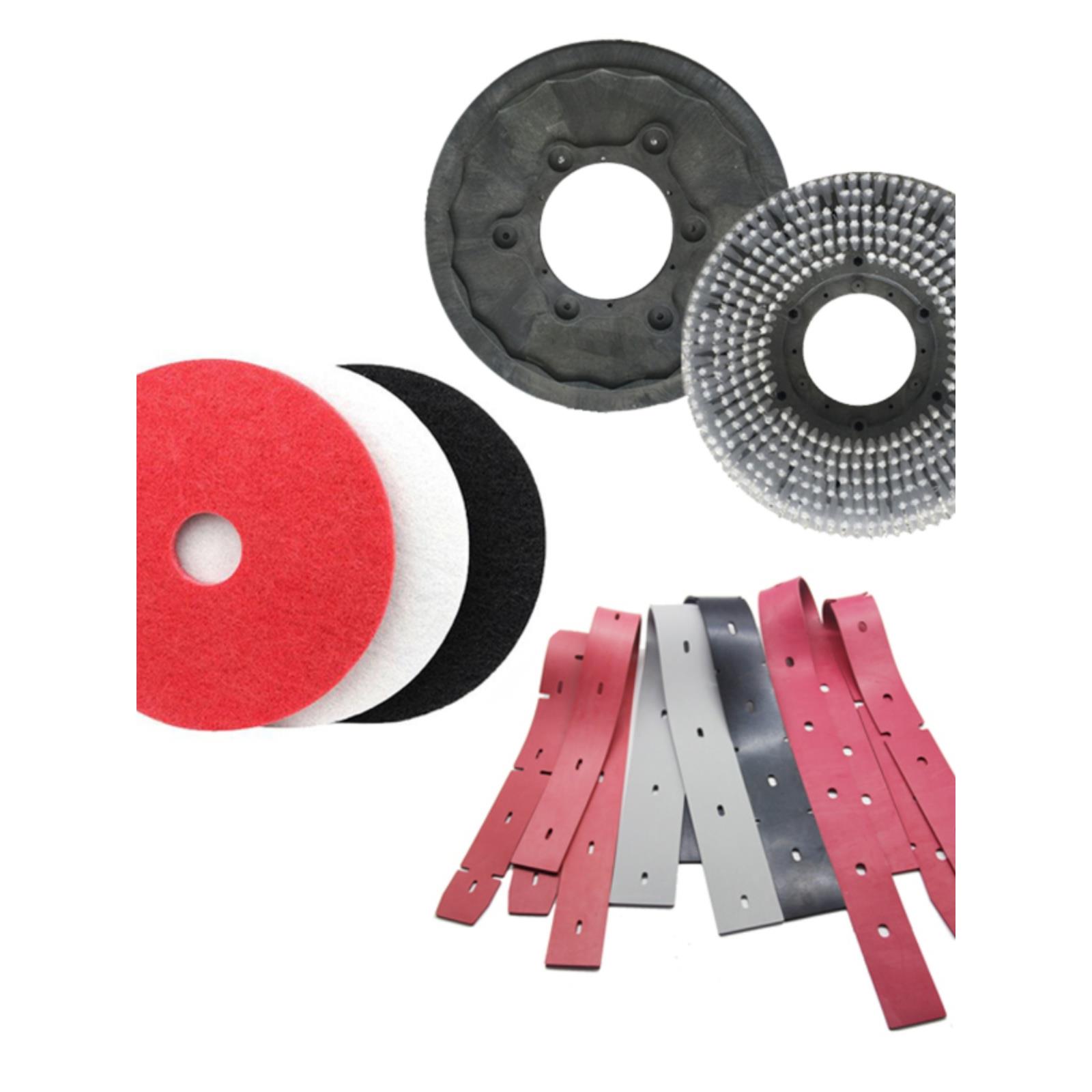 扫地机耗材拖地机配件充电器刷板刮刀皮条针板洗布13英寸19英寸21