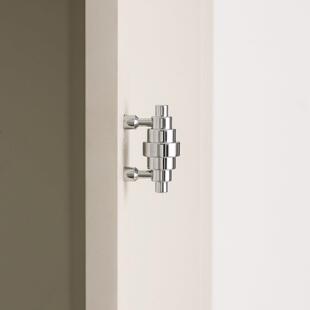 INDOORS不止黄铜包豪斯风柜门把手银色衣柜门鞋柜抽屉个性小拉手