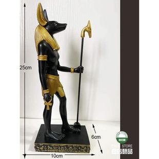 树脂埃及太阳神拉神阿努比斯狗神像摆件荷鲁斯鸟头神旅游 新款 包邮