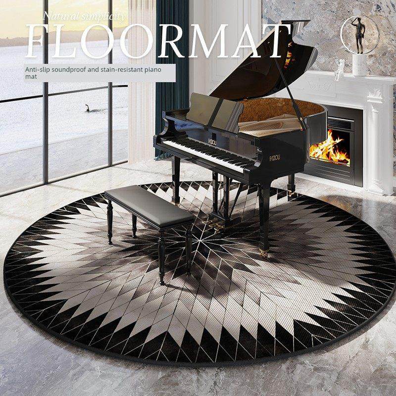 钢琴地板垫圆形可及豪华隔音减震降噪吸声气泡包装加厚钢琴凳乐器,居家布艺,地毯,淘宝优惠券,粉丝福利购,淘宝优惠卷