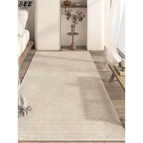 德国地毯卧室床边地板垫阳台覆古Wabi-Sabi风格客厅纯色房间飘窗