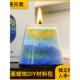 圣诞节手工diy沙画香薰蜡烛材料包自制幼儿园团建创意毕业季 礼物