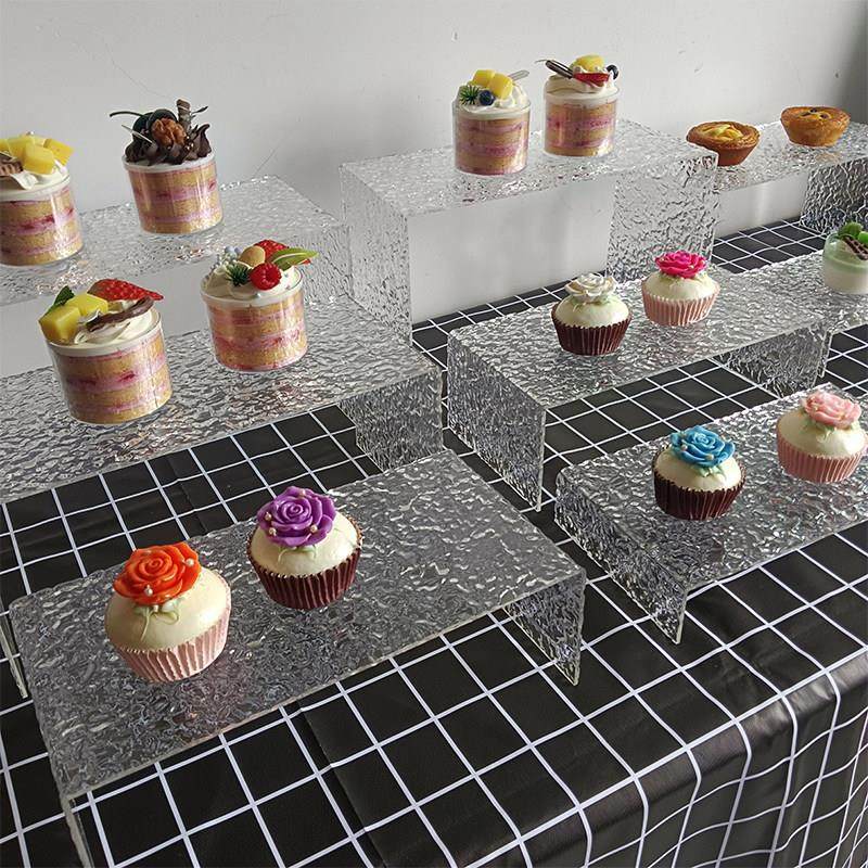水波纹甜品台摆件亚克力展示架下午茶点心架纸杯蛋糕架子冷餐茶歇,餐饮具,果盆/果盘/果篮,淘宝优惠券,粉丝福利购,淘宝优惠卷