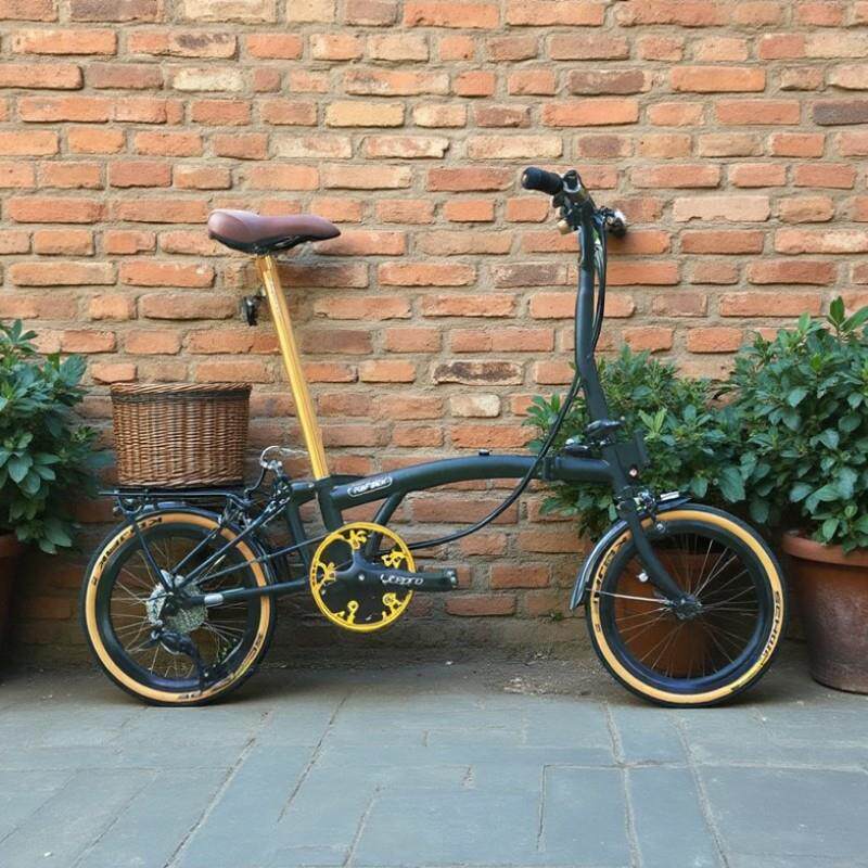 kafeidi 小布折叠自行车铝合金超轻可携式16寸9速8kg轻量化覆古单